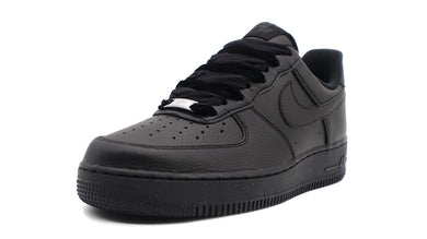 NIKE (WMNS) AIR FORCE 1 '07 VINTAGE  BLACK/BLACK/ANTHRACITE/METALLIC SILVER 1