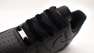 NIKE (WMNS) AIR FORCE 1 '07 VINTAGE  BLACK/BLACK/ANTHRACITE/METALLIC SILVER 6