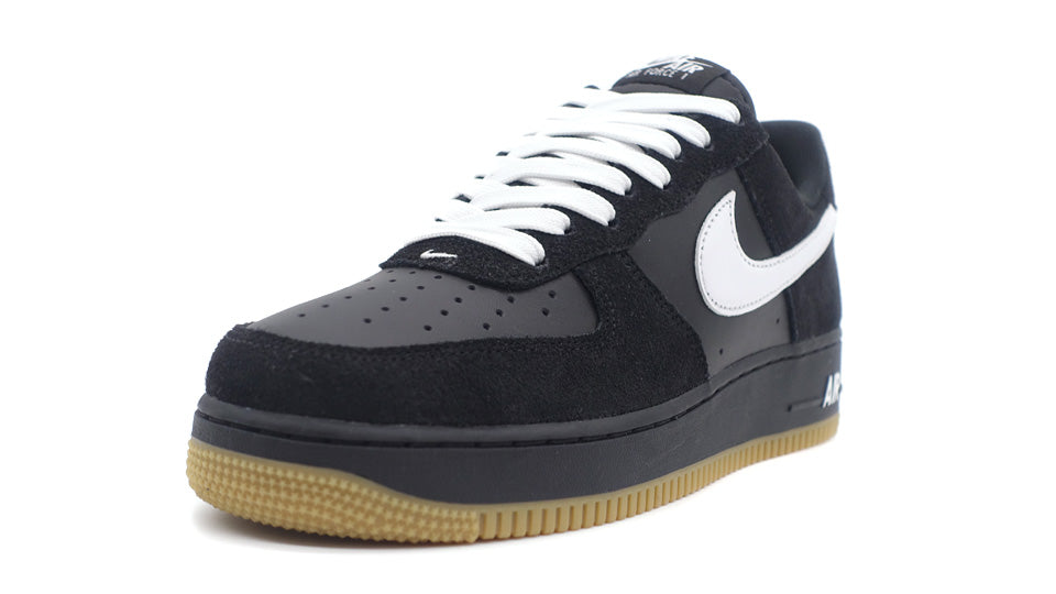 NIKE AIR FORCE 1 '07 LV8 BLACK/GUM LIGHT BROWN/WHITE 1