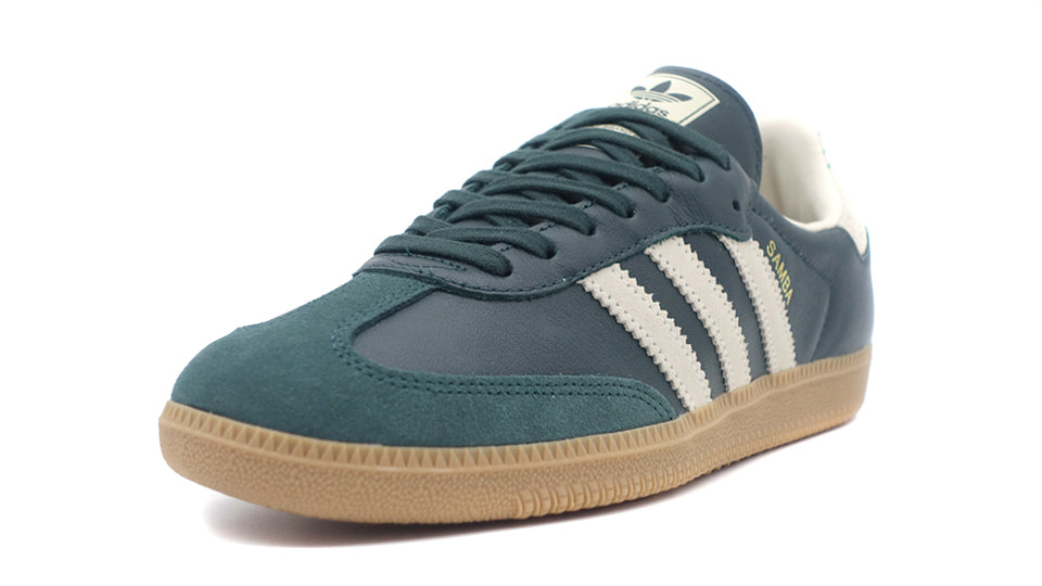 adidas Originals SAMBA OG SHADOW GREEN/CREAM WHITE/GOLD METALLIC 1