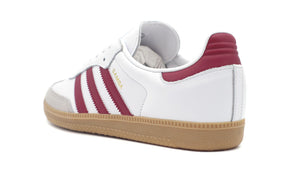 adidas SAMBA OG CLOUD WHITE/COLLEGIATE BURGUNDY/GUM 2