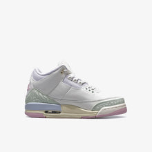 画像をギャラリービューアに読み込む, JORDAN BRAND AIR JORDAN 3 RETRO GS "SPRING IS IN THE AIR" "MICHAEL JORDAN"  SAIL/JADE AURA/AURA/ICED CARMINE/MUSLIN/IRIS WHISPER 2