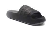 画像をギャラリービューアに読み込む, adidas ADILETTE AYOON &quot;Dime&quot; CORE BLACK/VISTA GREY/GOLD METALLIC 5