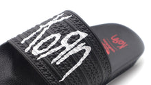 画像をギャラリービューアに読み込む, adidas Originals ADILETTE &quot;KoЯn&quot; CORE BLACK/CLOUD WHITE/BETTER SCARLET 6