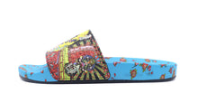 画像をギャラリービューアに読み込む, adidas ADILETTE TANAAMI &quot;KEIICHI TANAAMI&quot; SIGNAL CYAN/CORE BLACK/CORE BLACK 3