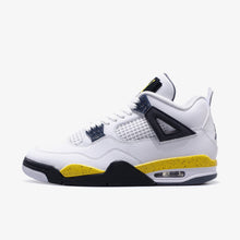 画像をギャラリービューアに読み込む, JORDAN BRAND AIR JORDAN 4 RETRO "RARE AIR" "TOUR YELLOW" "MICHAEL JORDAN" WHITE/DARK BLUE GREY/BLACK/TOUR YELLOW 1