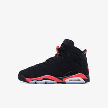 画像をギャラリービューアに読み込む, JORDAN BRAND AIR JORDAN 6 RETRO BG "INFRARED SALESMAN" "MICHAEL JORDAN"  BLACK/LIGHT CRIMSON 1