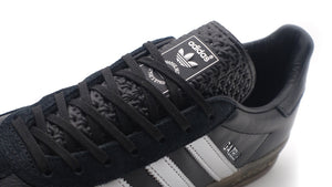 adidas Originals GAZELLE INDOOR "ÉDIFICE / IÉNA" CORE BLACK/MATTE SILVER/GUM 6