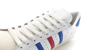 adidas Originals SUPERSTAR VINTAGE MIG "Made in GERMANY"   CORE WHITE/BLUE/BETTER SCARLET 6