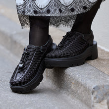 画像をギャラリービューアに読み込む, KEEN UNEEK PLT  X-BLACK/SMOOTH LEA