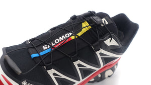 SALOMON XT-6 GTX "GORE-TEX"  BLACK/FLAME SCARLET/VANILLA ICE 6
