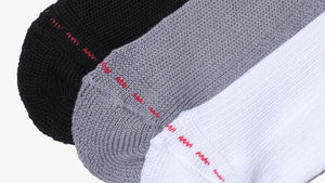 MARQUEE PLAYER HYBRID RIB SOCKS 3/4 "Made in JAPAN" "mita sneakers"  BLACK OUT 5