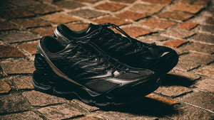 MIZUNO WAVE PROPHECY LS "MONOTONE CINEMA" "ÉDIFICE / IÉNA / Curated by Herringbone Footwear BLACK/SILVER/DARK GRAY 7