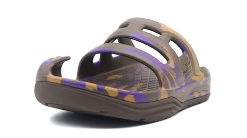 THE NORTH FACE RE-ACTIV SLIDE SE UTILITY BROWN/TNF PURPLE 1