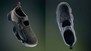 OAKLEY FLESH SANDAL "OAKLEY FACTORY TEAM / BRAIN DEAD" ASPHALT