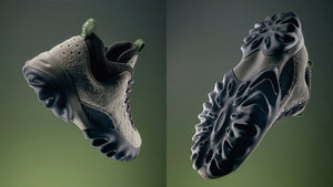 OAKLEY HAIRY SUEDE EDGE BOOT "OAKLEY FACTORY TEAM / BRAIN DEAD" STONE SLATE