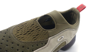 OAKLEY FLESH SANDAL "OAKLEY FACTORY TEAM / BRAIN DEAD" STONE/OLIVE 6