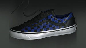 VANS OTW AUTHENTIC 44 VIBRAM "LEATHER CHECK PACK" "OTW by VANS" LEATHER CHECK BLACK/WHITE