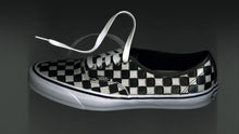 画像をギャラリービューアに読み込む, VANS OTW SLIP-ON 98 VIBRAM &quot;LEATHER CHECK PACK&quot; &quot;OTW by VANS&quot; LEATHER CHECK BLACK/RACING RED