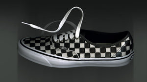 VANS OTW SLIP-ON 98 VIBRAM "LEATHER CHECK PACK" "OTW by VANS" LEATHER CHECK BLACK/RACING RED