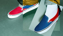 画像をギャラリービューアに読み込む, VANS OTW CLASSIC SLIP-ON 98 &quot;ENGINEERED GARMENTS&quot; &quot;OTW by VANS&quot;  RED/NAVY