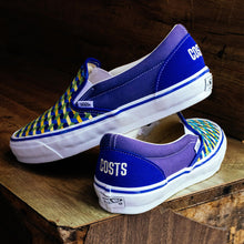 画像をギャラリービューアに読み込む, VANS CLASSIC SLIP-ON 98 "The Dragon Boat" "COSTS" "VANS PREMIUM" ROYAL COBALT/FADED YELLOW