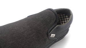 VANS CLASSIC SLIP-ON "STREET KNOWLEDGE" "VAINL ARCHIVE" VAINL ARCHIVE WASHED DENIM BLACK 6