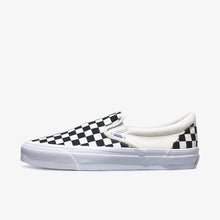 画像をギャラリービューアに読み込む, VANS SLIP-ON REISSUE 98 "VANS PREMIUM" LX CHECKERBOARD BLACK/OFF WHITE 1