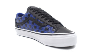 VANS OTW OLD SKOOL 36 VIBRAM "LEATHER CHECK PACK" "OTW by VANS" LEATHER CHECK BLACK/TRUE BLUE 5