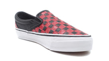 画像をギャラリービューアに読み込む, VANS OTW SLIP-ON 98 VIBRAM &quot;LEATHER CHECK PACK&quot; &quot;OTW by VANS&quot; LEATHER CHECK BLACK/RACING RED 5