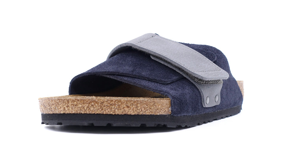 ビルケンシュトック BIRKENSTOCK キョート ベロア デザート スエード メンズ サンダル レギュラー幅 1022352 SS22 Kyoto VL Desert Suede Stone Coin グレー系 - 1