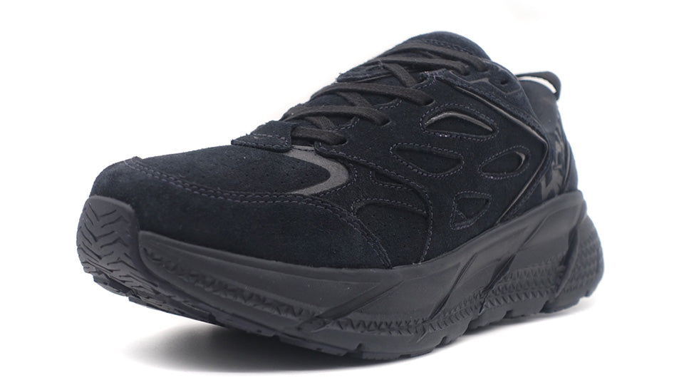 HOKA ONE ONE CLIFTON L SUEDE BLACK/BLACK 1