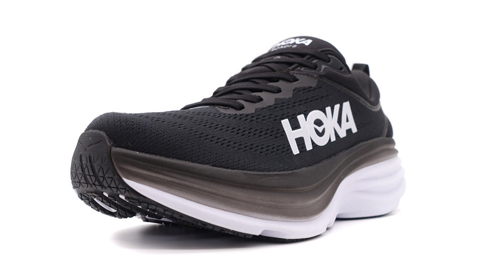 HOKA ONE ONE BONDI 8 BLACK/WHITE – mita sneakers