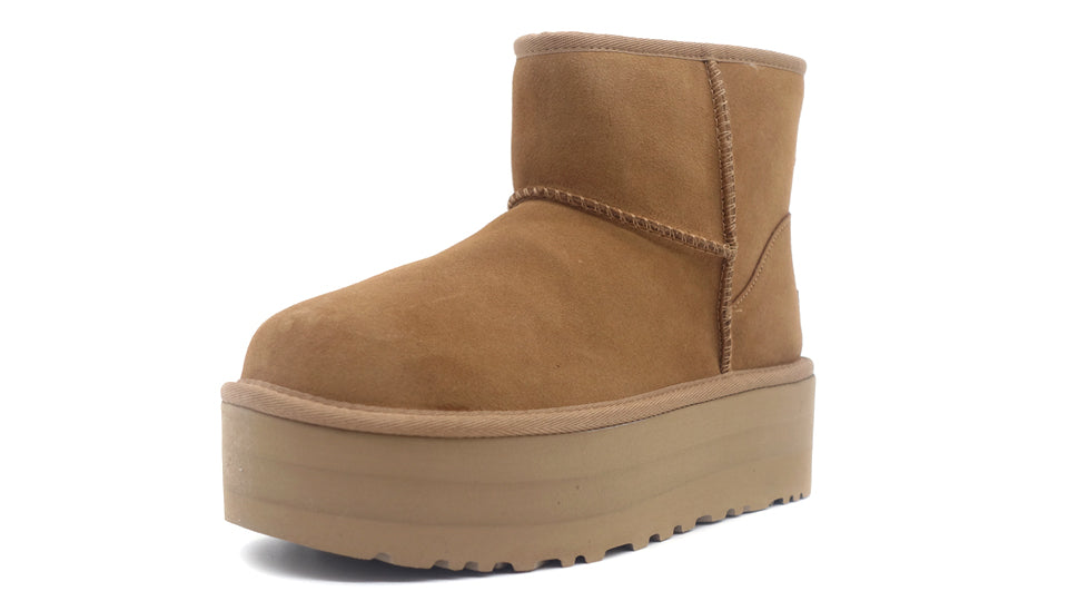 UGG W CLASSIC MINI PLATFORM CHESTNUT 1