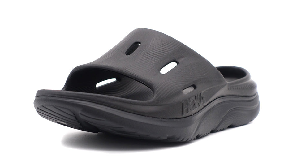 HOKA ONE ONE ORA RECOVERY SLIDE 3 BLACK/BLACK 1