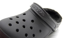 画像をギャラリービューアに読み込む, crocs CLASSIC LINED CLOG BLACK/BLACK 6