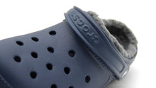 画像をギャラリービューアに読み込む, crocs CLASSIC LINED CLOG NAVY/CHARCOAL 6
