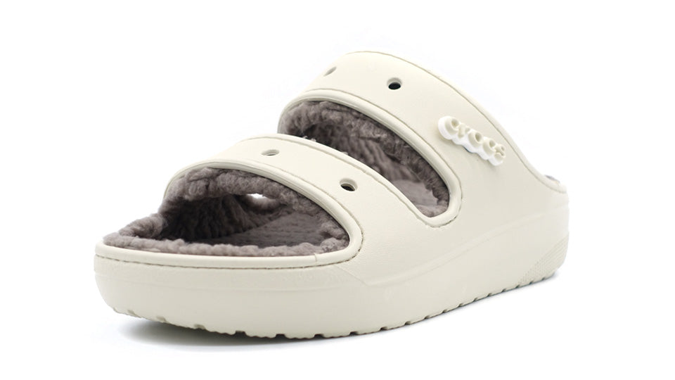 crocs CLASSIC COZZZY SANDAL BONE/MUSHROOM 1