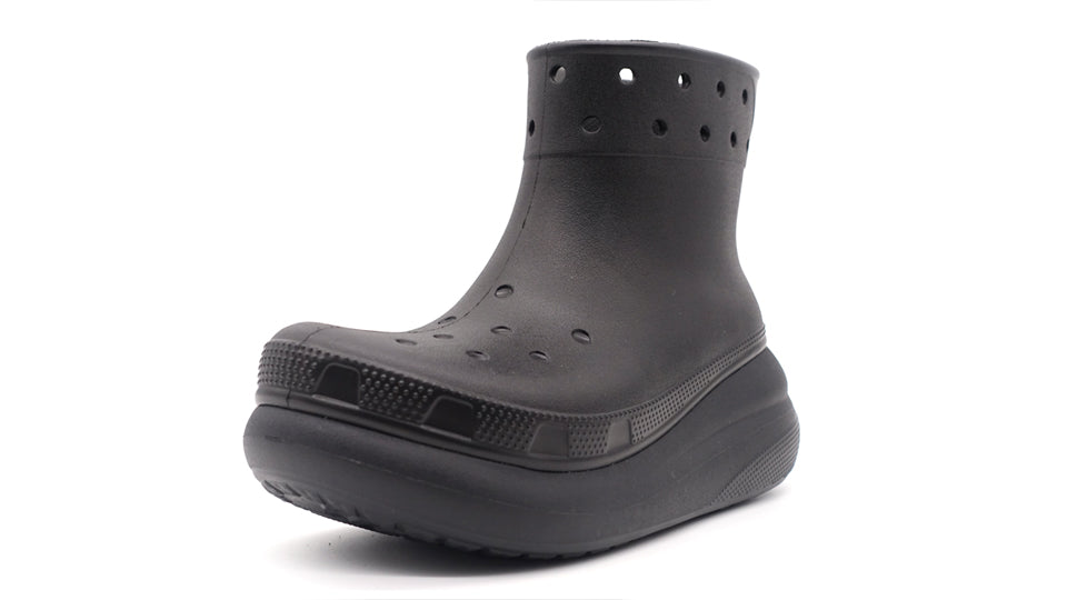 crocs CLASSIC CRUSH RAIN BOOT BLACK 1