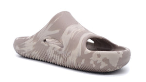 crocs MELLOW MARBLED SLIDE MUSHROOM/COBBLESTONE 5