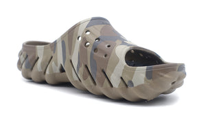 crocs ECHO CAMO REDUX SLIDE CHARCOAL 5