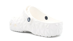 crocs CLASSIC GEOMETRIC CLOG WHITE 2