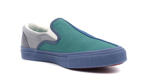 CONVERSE SKATEBOARDING CS SLIP-ON SK SAYHELLO + "SAYHELLO" "+ SERIES" BLUE/GREEN/GRAY 5