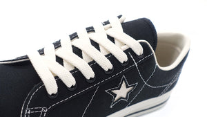 CONVERSE ONE STAR J VTG CANVAS "Made in JAPAN" "TimeLine" BLACK