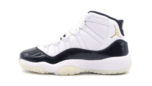 JORDAN BRAND AIR JORDAN 11 RETRO GS DMP "DEFINING MOMENTS PACK" "MICHAEL JORDAN" WHITE/METALLIC GOLD/BLACK 3