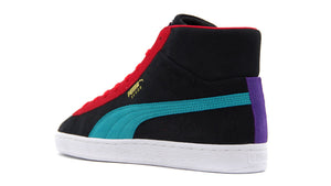 Puma SUEDE MID XXI PUMA BLACK/VIRIDIAN GREEN/HIGH RISK RED 2