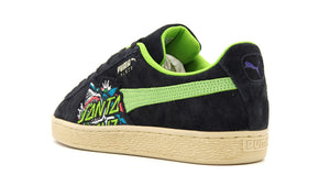 Puma SUEDE "SANTA CRUZ" PUMA BLACK/GREEN FLASH/DEEP WISTERIA 2