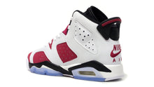 画像をギャラリービューアに読み込む, JORDAN BRAND AIR JORDAN 6 RETRO GS &quot;CARMINE&quot; &quot;MICHAEL JORDAN&quot; WHITE/CARMINE/BLACK 2