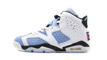 画像をギャラリービューアに読み込む, JORDAN BRAND AIR JORDAN 6 RETRO GS &quot;UNC&quot; &quot;MICHAEL JORDAN&quot; UNIVERSITY BLUE/WHITE/BLACK/COLLEGE NAVY 3