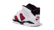 画像をギャラリービューアに読み込む, JORDAN BRAND JORDAN 6 RETRO TD &quot;CARMINE&quot; &quot;MICHAEL JORDAN&quot; WHITE/CARMINE/BLACK 2